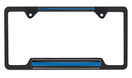 Elektroplate Police Blue Line Open Black License Plate Frame POLICE-OPN-BLK-LPF