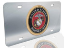 Elektroplate United States Marine Corps Eagle Stainless Steel License Plate