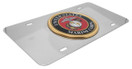 Elektroplate United States Marine Corps Eagle Stainless Steel License Plate