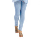 Jess & Jane Cotton Legging Pants M31-CONF Cornflower Blue - Large