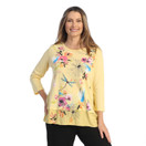 Jess & Jane Mineral 100% Cotton Slub Tunic Top Contrast Clara Small