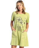 Jess & Jane Mineral Washed 100% Cotton Slub Dress with Linen Pockets Mia XL