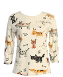 Jess & Jane Cotton Tops 100% Cotton Baby Rib 14-1442 OAT Critters 1X