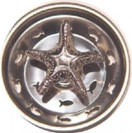 Billy Joe Homewares Pewter Kitchen Strainer, Starfish