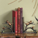 SPI Home Sparrows on a Branch Pair of Bookends - 50376