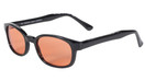 Pacific Coast Sunglasses KD's Biker, Black/Orange