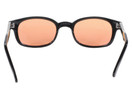 Pacific Coast Sunglasses KD's Biker, Black/Orange