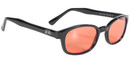 Pacific Coast Sunglasses KD's Biker, Black/Orange