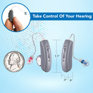 Sontro OTC Hearing Aids for Adults, Grey - Pair - Behind the Ear Aid