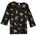 Jess & Jane Cotton Tops 100% Cotton Baby Rib My Best Friend 14-244 BLK Large