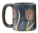 Mara Stone Mug - Tulip Flower - 16 OZ