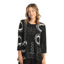Jess & Jane Soft Knit Tunic Top Travel-Friendly & Wrinkle-Free Memories Medium