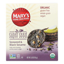 Mary's Gone Crackers Super Seed Seaweed & Black Sesame,  5.5 oz,  (6-Pack, 6 x 5.5 oz. box)