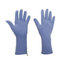 Foxgloves Grip Gardening Gloves – Over the wrist protection with silicone grip ovals on palm - Medium (Pack of 1), Periwinkle Blue)