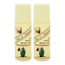 Alvera All Natural Roll-On Deodorant, Aloe Unscented, 3 oz (2 Pack)