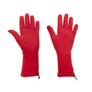 Foxgloves Grip Gardening Gloves – Over the wrist protection with silicone grip ovals on palm | Medium, Tulip Red