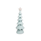 December Diamonds Blue Gingerbread Tree Figurine 29-29399