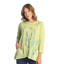 Jess & Jane Women's Coloring Mineral Washed Patch Pocket Cotton Tunic - Medium, Lina Cactus