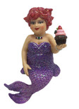 December Diamonds Miss Cupcake Purple Mermaid Christmas Ornament 5555057 New