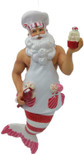 December Diamonds 55-55161 Merman Ornament Baking Santa