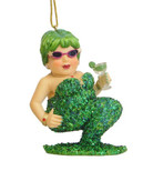 December Diamonds Miss Margarita III Green Mermaid Christmas Ornament 5590378