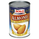 Solo Filling, Almond, 12.5-Ounce Unit (Pack of 12)								