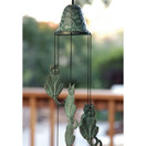 Wind Chime Patio Decor Cat Themed Brass Wind Chime