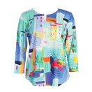 Jess & Jane Soft-Touch Round Hem Top 24 (Medium, Santorini)