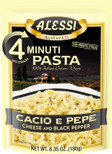 Alessi 4 Minute Pasta (Cheese & Black Pepper, 6.35 Ounce (Pack of 1))