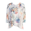 Jess & Jane Burnout Tunic with Mesh Contrast | X-Large, Selena