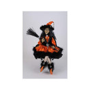 Karen Didion Lady Halloween Witch Figurine, 24-Inches