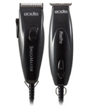 Andis 24075 Professional PivotPro and SpeedMaster Hair Clipper and Beard Trimmer PivotMotor Set, Black