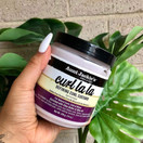 Aunt Jackie's Curls and Coils Curl La La Defining Curl Custard for Natural Hair Curls, Coils and Waves Enriched with shea Butter and Olive Oil, 15 oz, 3 Pack