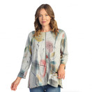 Jess & Jane Women's Layla French Brushed Knit Patch Pocket Tunic - X-Large, Hazel