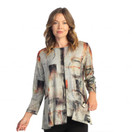 Jess & Jane Women's Layla French Brushed Knit Patch Pocket Tunic - Medium, Kona