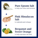 Pink Himalayan Salt Scrub - Restore & Replenish with Pure Epsom Salt & Essential Oils (16 Ounces)