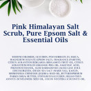 Pink Himalayan Salt Scrub - Restore & Replenish with Pure Epsom Salt & Essential Oils (16 Ounces)