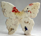 Seed Paper Butterfly set of 24 with 100% recycled fibers and petals #17s | 3 inch