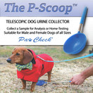 PawCheck P-Scoop Dog Urine Collector - Reusable and Telescopic Dog Urine Catcher extends to 29"