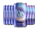 Lightwave by Kin Euphorics, Non Alcoholic Spirits, Ready to Drink, Nootropic, Botanic, Adaptogen Drink, Lavender-Vanilla, Ginger, and Birch, Calm the Mind and Mellow the Mood, 8 Fl Oz (8pk)