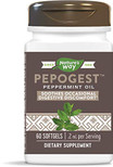 Nature's Way Pepogest Enteric-Coated Peppermint Oil, Gastrointestinal Comfort, 60 Softgels, Pack of 5