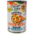 Health Valley Organic Chicken Noodle Soup, Low Sodium, 14.5 ounces (Pack of 12)