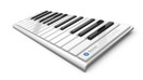 Xkey AIR 25 Key Bluetooth MIDI Controller, Silver