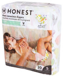 The Honest Company - Eco-Friendly and Premium Disposable Diapers - Pandas, Size 5 (27+ lbs), 20 Count