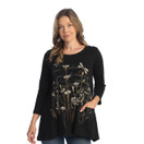 Jess & Jane Pocket Tunic Top CS4 (Medium, Campo Black)