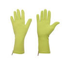 Foxgloves Grip Gardening Gloves – Over the wrist protection with silicone grip ovals on palm - Medium, Spring Green