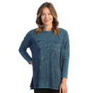 Jess & Jane Mineral Washed Top - M98, Prairie Sapphire Blue