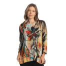 Jess & Jane French Brushed Knit Tunic FB8 (1X, Sola)