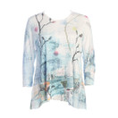 Jess & Jane Burnout Tunic with Mesh Contrast 1X, Juliana