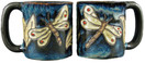 Mara Stoneware Mug - Dragonfly - 16 oz - Set of 2 Mugs